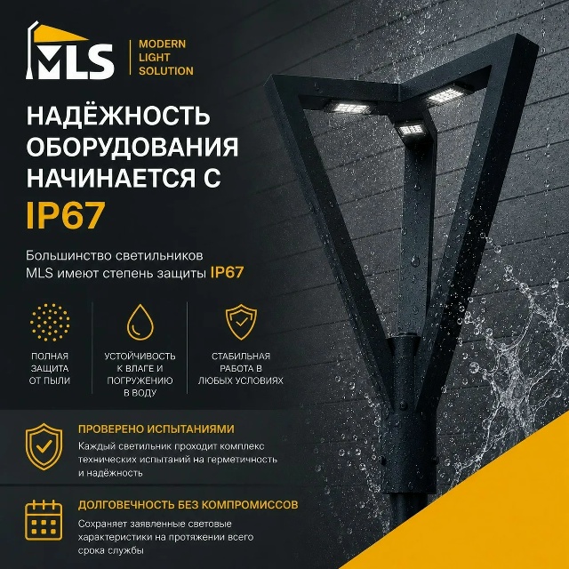 Надёжность начинается с высокой степени защиты IP